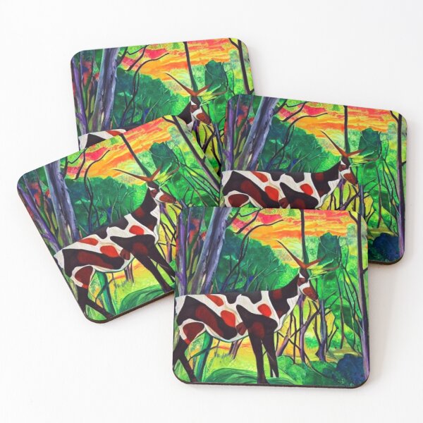 Item preview, Antelope camouflaged in forest designed and sold by George Hutton Hunter.