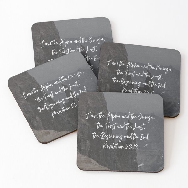 Item preview, Alpha and Omega Revelation Bible Verse designed and sold by Neeshki.