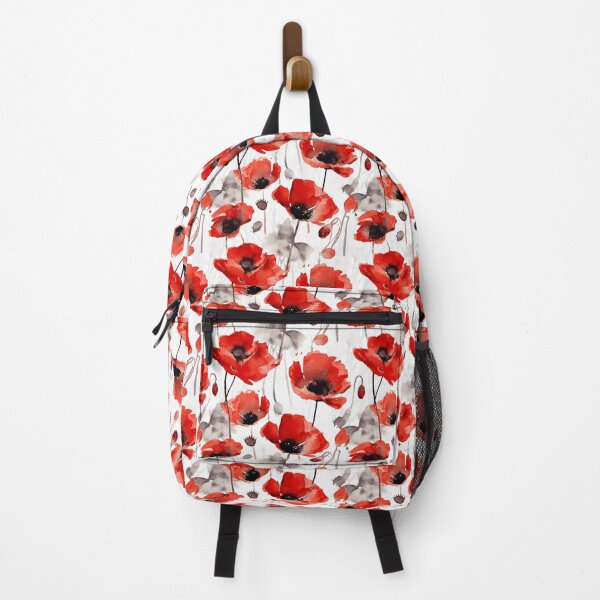 Item preview, Red poppy Seamless Pattern Design designed and sold by thesighshop.