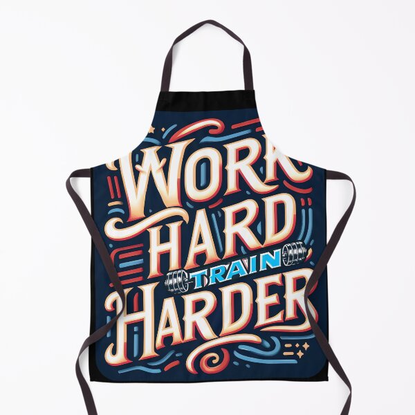 Item preview, Work Hard Train Harder, typography designed and sold by maxmaj.