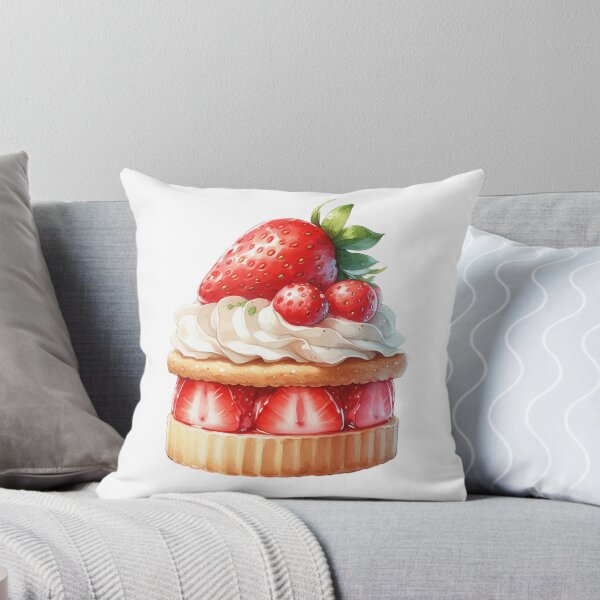 Item preview, Vintage strawberry shortcake watercolor food designed and sold by WindInMay.