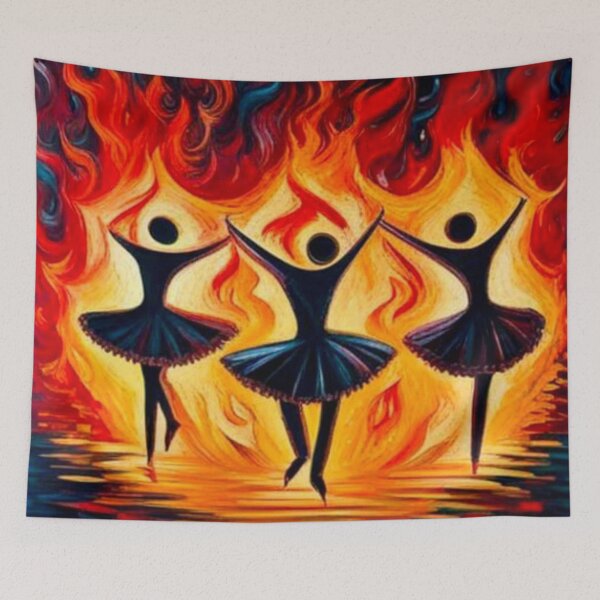 Item preview, The Fire Dancers designed and sold by George Hutton Hunter.