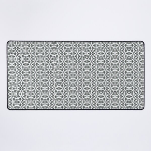 Item preview, Aesthetic Subtle Botanical Geometric Tessellation Pattern with Flowers designed and sold by INSANE-PATTERNS.