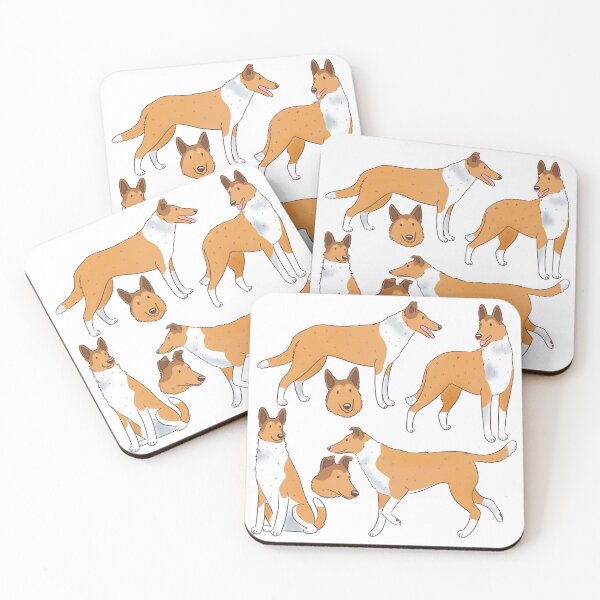Item preview, Smooth collie Dog pattern  designed and sold by Yaragold.
