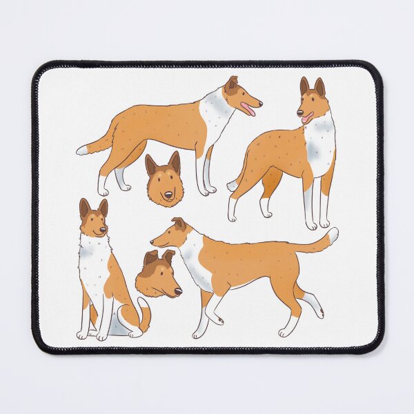 Item preview, Smooth collie Dog pattern designed and sold by Yaragold.