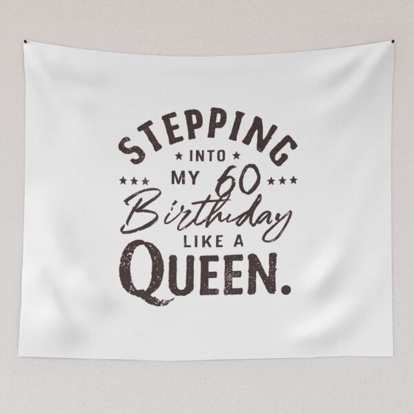 Item preview, Stepping Into My 60th Birthday Like A Queen designed and sold by Bu-uble.