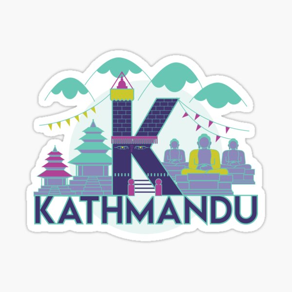 Kathmandu, Nepal Sticker