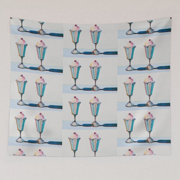 Artikelvorschau, Kuchenbilder von Wayne Thiebaud | Kaugummiautomat von Wayne Thiebaud | Eiscreme von Wayne Thiebaud entworfen und verkauft von Bob-Studio.