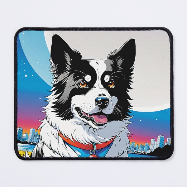 Item preview, The image portrays a vibrant illustration featuring a fluffy dog. designed and sold by yeekazar.