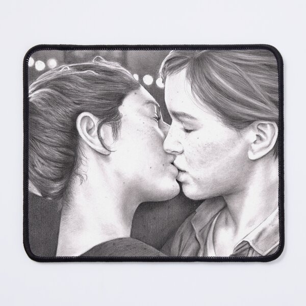 Item preview, Ellie and Dina - Last of Us - Hand-drawn in Graphite designed and sold by SophieStockArt.
