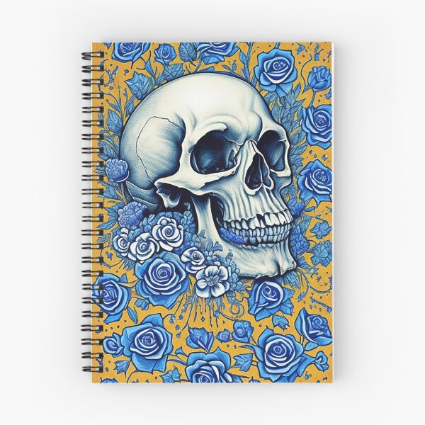 Item preview, Flower skull designed and sold by Rooklife.