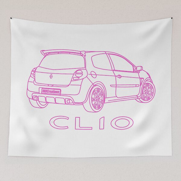 Item preview, Clio pink line design! French car lover! 197! 200!  designed and sold by DRRCreations.
