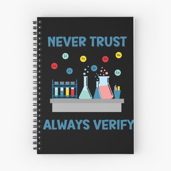 Item preview, Never Trust Always Verify - Science designed and sold by ButtonBonanza.