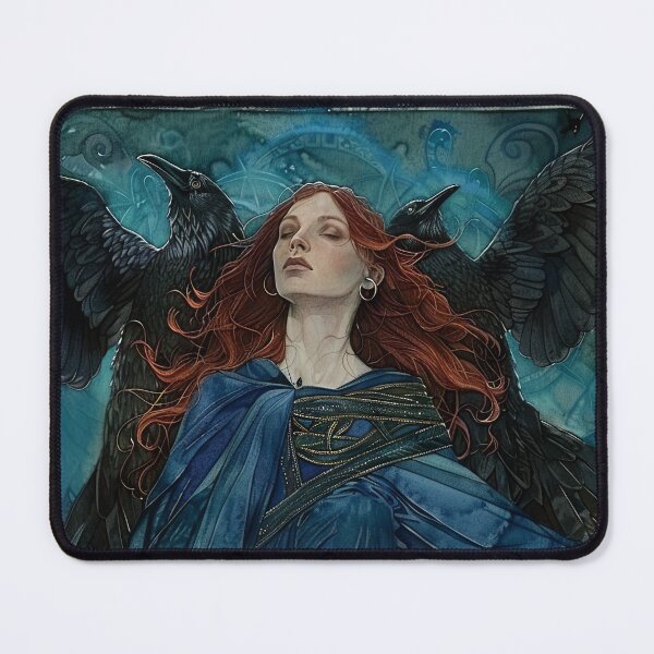Item preview, Morrigan with Ravens (Variation) designed and sold by OccultDreams.