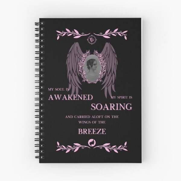 Item preview, Anne Bronte (pink/black) designed and sold by ProsetoPrint.