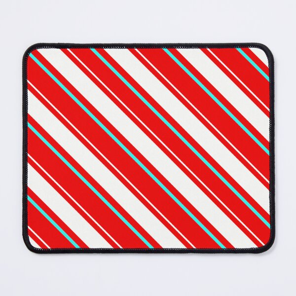 Item preview, Red and White Diagonal Stripes Pattern Design designed and sold by PatternTitan.