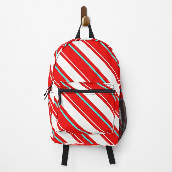 Item preview, Red and White Diagonal Stripes Pattern Design designed and sold by PatternTitan.