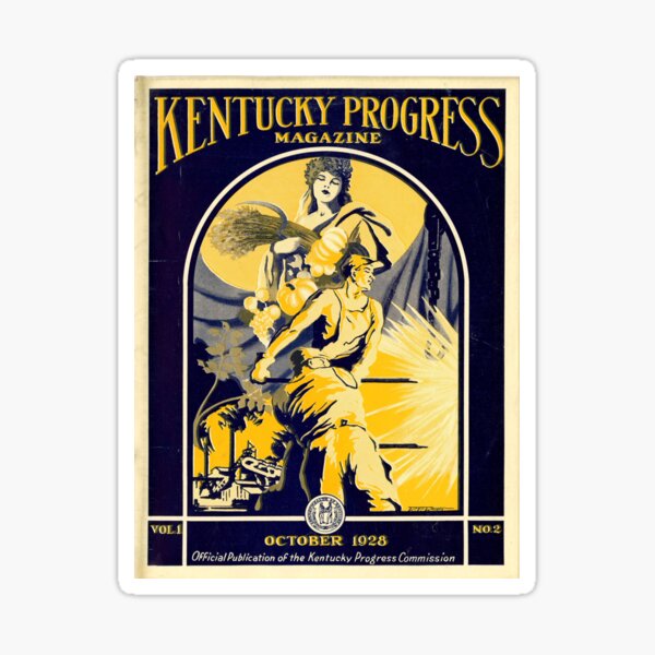 Kentucky Progress Magazine Vol. 1 No. 2 Sticker