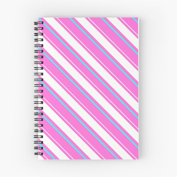 Item preview, Pink and White Diagonal Stripes Pattern Design designed and sold by PatternTitan.