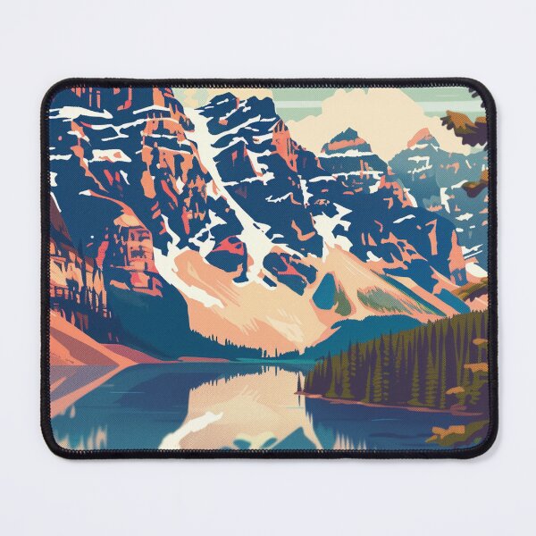 Item preview, Banff National Park Vintage Travel Poster designed and sold by YegMark.