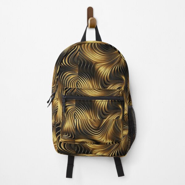 Item preview, Abstract gold black pattern designed and sold by clarazen.