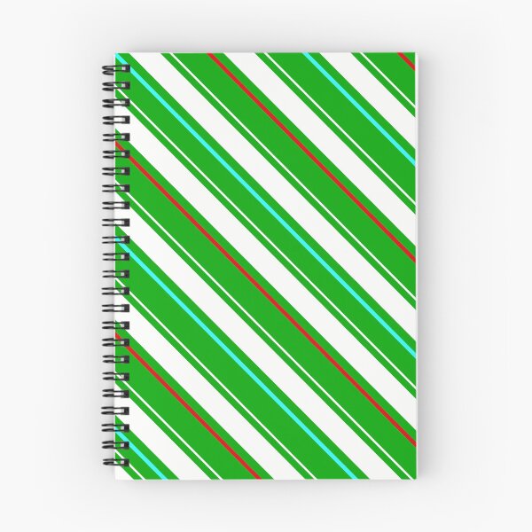 Item preview, Green and White Diagonal Stripes Pattern Design designed and sold by PatternTitan.