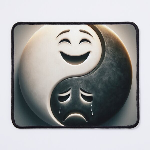 Item preview, Ying Yang Happy Sad #1 designed and sold by AImaginerART.