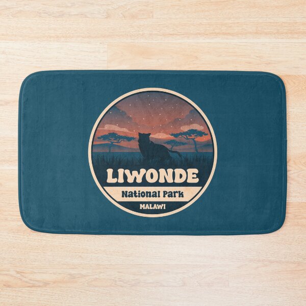 Item preview, Liwonde National Park Malawi Vintage Safari Graphic designed and sold by CynthiaGraphics.