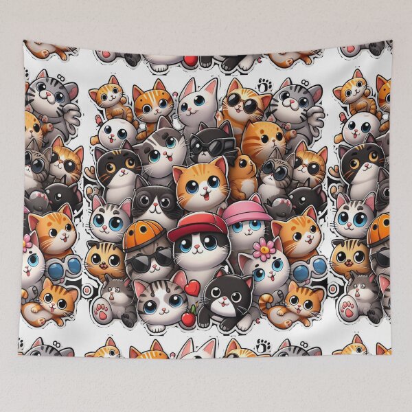 Item preview, Funny cat expressions designed and sold by santoshputhran.