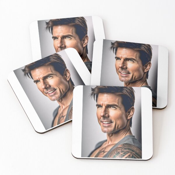 Item preview, Tom Cruise Art in Realistic Tattoos designed and sold by sportsimpact.