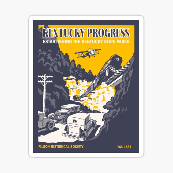 Kentucky Progress Tee Shirt Sticker