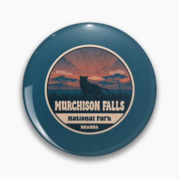 Item preview, Murchison Falls National Park Uganda Vintage Safari Graphic designed and sold by CynthiaGraphics.