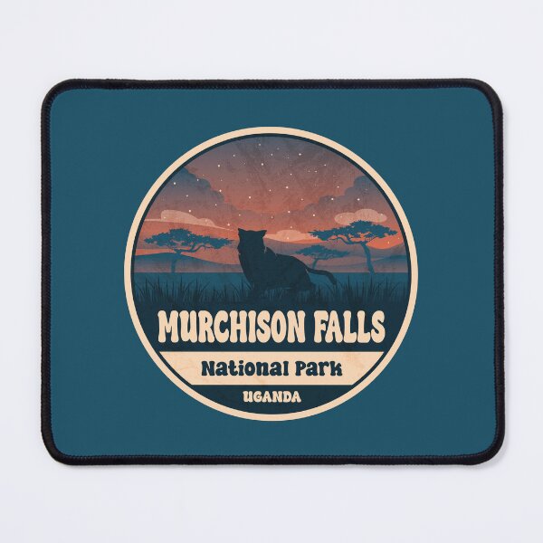 Item preview, Murchison Falls National Park Uganda Vintage Safari Graphic designed and sold by CynthiaGraphics.