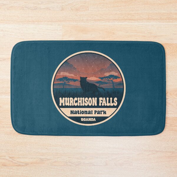 Item preview, Murchison Falls National Park Uganda Vintage Safari Graphic designed and sold by CynthiaGraphics.