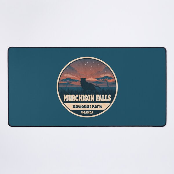 Item preview, Murchison Falls National Park Uganda Vintage Safari Graphic designed and sold by CynthiaGraphics.