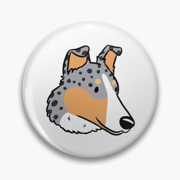Item preview, Cute smooth collie Dog face designed and sold by Yaragold.