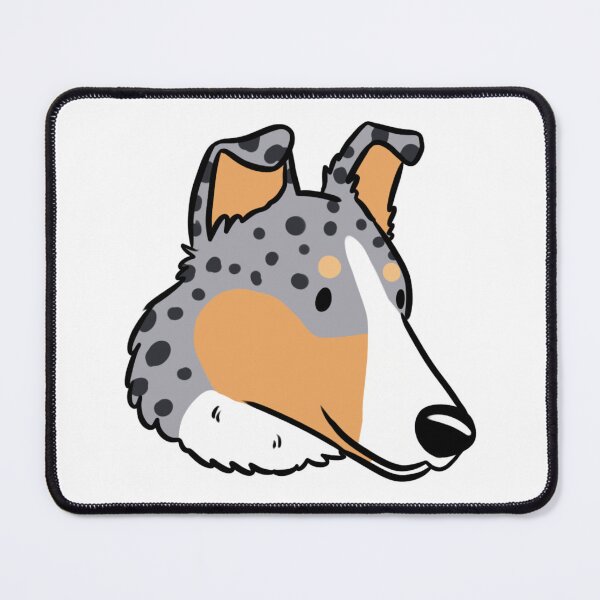 Item preview, Cute smooth collie Dog face designed and sold by Yaragold.