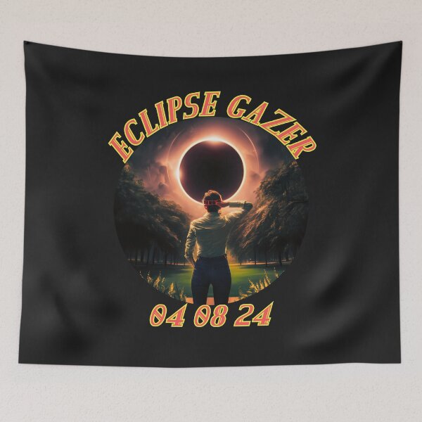 Item preview, Eclipse Gazer Embrace The Cosmic Shadow designed and sold by elynne9.