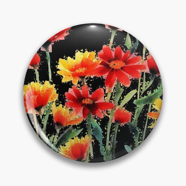 Item preview, The Flowers Daisies Black designed and sold by Helios Be. Lavsh.