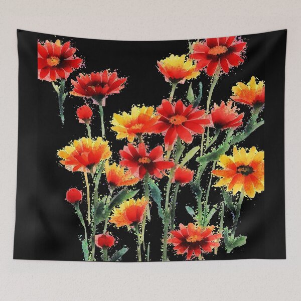 Item preview, The Flowers Daisies Black designed and sold by Helios Be. Lavsh.