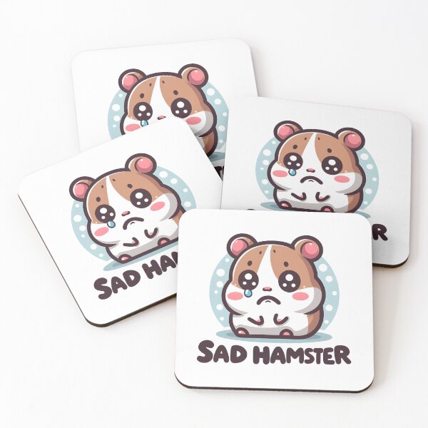 Item preview, sad hamster designed and sold by Suukunna.