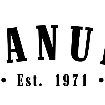 Artwork thumbnail, Tanum Västra Götaland County Sweden Est. 1971 Black Letter Sverige by establishedwear