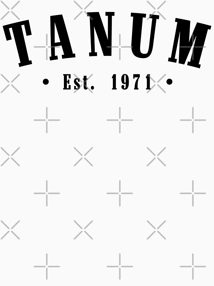 Thumbnail 7 of 7, Classic T-Shirt, Tanum Västra Götaland County Sweden Est. 1971 Black Letter Sverige designed and sold by establishedwear.