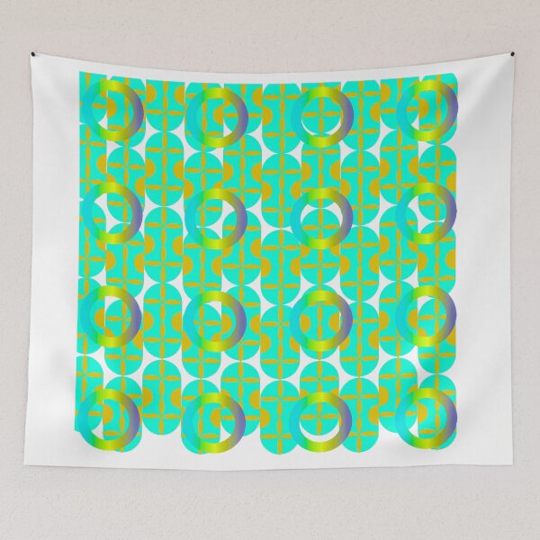 Item preview, Gorgeous Pattern (Green & Golden) designed and sold by Pattern Hub.