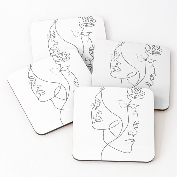 Item preview, One line Couple and Rose designed and sold by hemp3x.