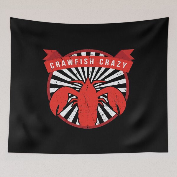 Item preview, Retro Crawfish Crazy Japanese Inspired Crawfish designed and sold by Bronby.