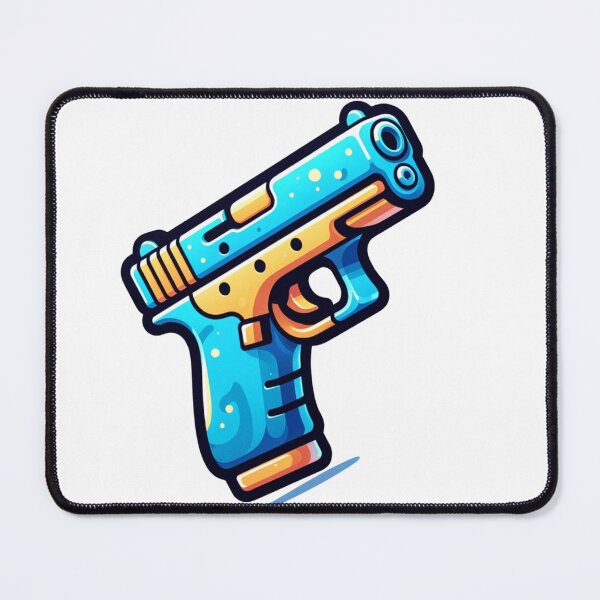 Item preview, Gun Blue and Orange Toy Water Gun Cartoon designed and sold by kylmllr101684.