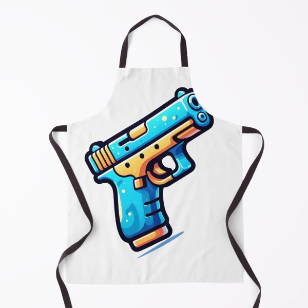 Item preview, Gun Blue and Orange Toy Water Gun Cartoon  designed and sold by kylmllr101684.