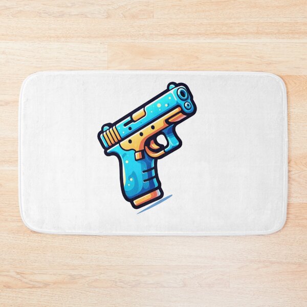 Item preview, Gun Blue and Orange Toy Water Gun Cartoon  designed and sold by kylmllr101684.