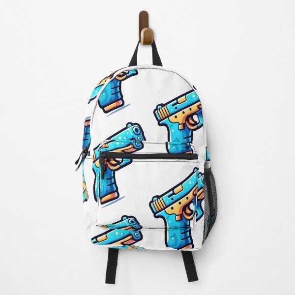Item preview, Gun Blue and Orange Toy Water Gun Cartoon designed and sold by kylmllr101684.
